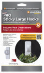 SIMPLE LIVING SOLUTIONS LLC Large Hook Sticky Clip, 12-Ct.