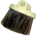 ABCO PRODUCTS Professional Strippling Brush, Round Plastic Block, 2-1/2 In. Horsehair/Poly Bristles PAINT ABCO PRODUCTS