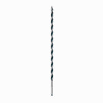 BOSCH Bosch NKLT08 Auger Drill Bit, 1/2 in Dia, 17-1/2 in OAL, Open-Faced Flute, 5/16 in Dia Shank, Hex Shank