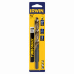 IRWIN Irwin 73632 Jobber Drill Bit, 1/2 in Dia, 6 in OAL, Spiral Flute, 1/2 in Dia Shank, Reduced Shank TOOLS IRWIN   