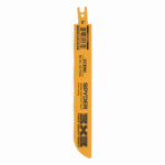 J S PRODUCTS 3X3 Double-Sided Reciprocating Saw Blade, Bi-Metal, 10/14x14 TPI, 8 In. TOOLS J S PRODUCTS
