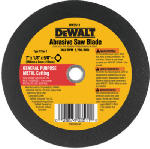 DEWALT DEWALT High Performance Series DW3511 Abrasive Saw Blade, 7 in Dia, 5/8 in Arbor, Aluminum Oxide Cutting Edge TOOLS DEWALT