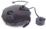US HARDWARE US Hardware RV-508B Termination Cap with Hose Outlet, 3 in ID, 3/4 in Male, Plastic, Black AUTOMOTIVE US HARDWARE