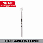 MILWAUKEE ELECTRIC TOOL CORP Tile, Stone & Glass Drill Bit, 1/8 In. TOOLS MILWAUKEE ELECTRIC TOOL CORP