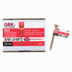 GRK FASTENERS GRK Fasteners RSS 96001 Structural Screw, 5/16 in Thread, 3-1/8 in L, Washer Head, Star Drive, Steel, 1 PK HARDWARE & FARM SUPPLIES GRK FASTENERS