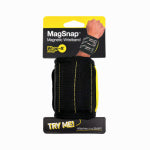 WRAP IT STORAGE Wrap-It Storage MagSnap 100-MSWB-BL Magnetic Snap Wristband, 6-3/4 in L, 3-3/4 in W, 3 in H, Black AUTOMOTIVE WRAP IT STORAGE