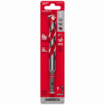 MILWAUKEE Milwaukee 48-20-9040 Drill Bit with Power Tip, 5/8 in Dia, 6 in OAL, Wide Flute, 3/8 in Dia Shank, 3-Flat Shank TOOLS MILWAUKEE