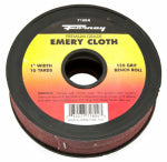 FORNEY Forney 71804 Bench Roll, 1 in W, 10 yd L, 120 Grit, Premium, Aluminum Oxide Abrasive, Emery Cloth Backing TOOLS FORNEY
