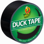 DUCK Duck 1265013 Duct Tape, 20 yd L, 1.88 in W, Vinyl Backing, Black PAINT DUCK