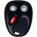 CAR KEYS EXPRESS Car Remote Shell, 3 Buttons, for Select Chevrolet, GMC, Oldsmobile, NO ELECTRONICS
