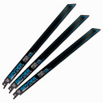 J S PRODUCTS Bi-Metal Reciprocating Saw Blades, Metal Cutting, 10/14-TPI, 12 In., 3-Pk. TOOLS J S PRODUCTS