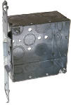 RACO Raco 8235 Welded Box, 2-Gang, 14-Knockout, 1/2 in, 1/2 to 3/4 in, Steel, Gray, Pre-Galvanized, Threaded ELECTRICAL RACO