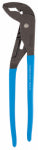 CHANNELLOCK Channellock GRIPLOCK Series GL12 Tongue and Groove Plier, 12-1/2 in OAL, 2-1/4 in Jaw Opening, Blue Handle TOOLS CHANNELLOCK