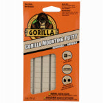 GORILLA Gorilla 102745 Mounting Putty, Gray, 2 oz PAINT GORILLA