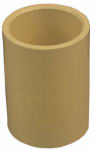 NIBCO Nibco T00030D Pipe Coupling, 1/2 in, Slip-Joint, CPVC, Beige, SCH 40 Schedule, 400 psi Pressure PLUMBING, HEATING & VENTILATION NIBCO