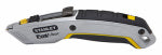 STANLEY TOOLS STANLEY 10-789 Utility Knife, 2-7/16 in L Blade, 3-3/16 in W Blade, Carbon Steel Blade, Comfort-Grip Handle TOOLS STANLEY TOOLS
