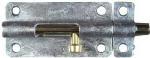 ASSA ABLOY AMERICAS RESIDENTIALI NC Door Barrel Bolt, Galvanized, 4 In. HARDWARE & FARM SUPPLIES ASSA ABLOY AMERICAS RESIDENTIALI NC