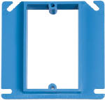 ABB INSTALLATION PRODUCTS 4-Inch Rise Square 1 Gang PVC Cover ELECTRICAL ABB INSTALLATION PRODUCTS   