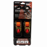 HAMPTON PRODUCTS-KEEPER Retractable Ratchet Tie-Down, 1 In. x 6 Ft., 2-Pk.