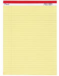 ACCO/MEAD Yellow Legal Pad, 8.5 x 11 In., 50 Sheets