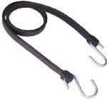 KEEPER Keeper 06245 Strap, 3/4 in W, 45 in L, EPDM Rubber, Black, S-Hook End AUTOMOTIVE KEEPER   