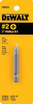 DEWALT DEWALT DW2022 Power Bit, #2 Drive, Phillips Drive, 1/4 in Shank, Hex Shank, 2 in L, Tool Steel TOOLS DEWALT