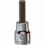 STANLEY TOOLS Hex Bit Socket, 1/4 In., 3/8 In. Drive