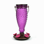 WOODSTREAM CORP Glass Hummingbird Feeder, Diamond White PET & WILDLIFE SUPPLIES WOODSTREAM CORP