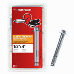 ITW BRANDS 1/2" x 4" Hex Sleeve Anchor 25-Ct.