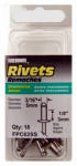 FPC CORPORATION 18-Pack Short Stainless-Steel Rivets