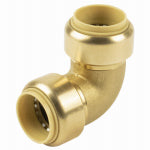 B & K INDUSTRIES ProBite 631-003HC/LF813R Tube Elbow, 1/2 in, 90 deg Angle, Brass, 200 psi Pressure PLUMBING, HEATING & VENTILATION B & K INDUSTRIES