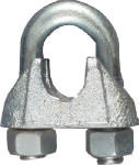 ASSA ABLOY AMERICAS RESIDENTIALI NC U-bolt Wire Rope Clamp, Steel, 3/16 In. HARDWARE & FARM SUPPLIES ASSA ABLOY AMERICAS RESIDENTIALI NC
