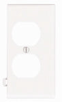 LEVITON MFG CO WHT DUPLEX END PLATE ELECTRICAL LEVITON MFG CO