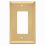 AMERTAC-WESTEK Century Wall Plate, Satin Brass, Steel, 1 Rocker ELECTRICAL AMERTAC-WESTEK   