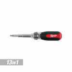 MILWAUKEE ELECTRICAL TO Milwaukee 48-22-2917 13-in-1 Magnetic Screwdriver, 3/16, 1/4 in Drive, Multi-Bit Drive, 8 in OAL TOOLS MILWAUKEE ELECTRICAL TO