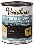 VARATHANE Varathane 347105 Charred Accelerator, Charred, Black, Liquid, 1 qt PAINT VARATHANE