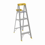 WERNER LADDER COMPANY Werner 5 Ft. Aluminum Step Ladder with 250 Lb. Load Capacity Type l Ladder Rating
