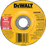 DEWALT DeWALT DW8420 Cutting Wheel, 4 in Dia, 0.045 in Thick, 5/8 in Arbor, 60 Grit, Medium, Aluminum Oxide Abrasive TOOLS DEWALT   
