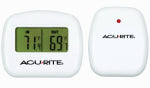 CHANEY INSTRUMENT CO Acurite 2-1/2" Receiver, 2-1/2" Sensor Wireless Indoor & Outdoor Thermometer