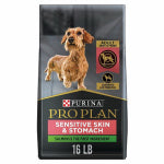 AMERICAN DISTRIBUTION & MFG High Protein Sensitive Skin & Stomach Dry Dog Food, Salmon & Rice, Small Breed, 16 Lbs.