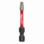 MILWAUKEE Milwaukee SHOCKWAVE 48-32-4772 Power Bit, #2 Drive, Square Recess Drive, 1/4 in Shank, Hex Shank, 2 in L TOOLS MILWAUKEE