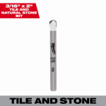 MILWAUKEE Milwaukee 48-20-8991 Drill Bit, 3/16 in Dia, 2 in OAL, 1/8 in Dia Shank, Round Shank TOOLS MILWAUKEE