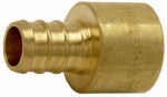 SHARKBITE/CASH ACME Sweat Adapter, Lead Free, 1/2 Brass Pex Barb x 1/2 In. Female PLUMBING, HEATING & VENTILATION SHARKBITE/CASH ACME
