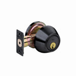 TELL MANUFACTURING Tell Manufacturing DB2000 Series CL102906 Deadbolt, 2 Grade, Keyed Different Key, Steel, Matte Black, C Keyway HARDWARE & FARM SUPPLIES TELL MANUFACTURING
