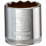 DEWALT DEWALT DWMT74517OSP Drive Hand Socket, 13/16 in Socket, 3/8 in Drive, 12-Point, Steel, Polished Chrome Vanadium TOOLS DEWALT