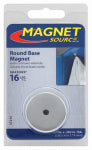 MASTER MAGNETICS Magnet Source 07216 Round Base Magnet, Ceramic, 0.375 in ID x 1.42 in OD Dia, 0.283 in H HOUSEWARES MASTER MAGNETICS