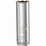 DEWALT DEWALT DWMT86047OSP Drive Hand Socket, 3/8 in Socket, 1/4 in Drive, 6-Point, Steel, Polished Chrome Vanadium TOOLS DEWALT