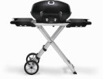 WOLF STEEL ACQUISITION, LLC TravelQ��� PRO285X Portable Propane Gas Grill with Scissor Cart, Black