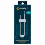 SAFETY 1ST/DOREL Double-Door Cabinet Lock, Off White, 2-Pk.