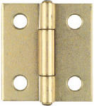 ASSA ABLOY AMERICAS RESIDENTIALI NC 2-Pk., 1-1/2 In. Dull Brass Narrow Hinges HARDWARE & FARM SUPPLIES ASSA ABLOY AMERICAS RESIDENTIALI NC
